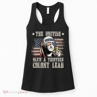 The British Blew A 13 Colony Lead 4th Of July Women's Tank Top thumb 0