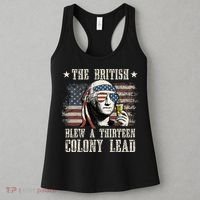 The British Blew A 13 Colony Lead 4th Of July Women's Tank Top thumb 3