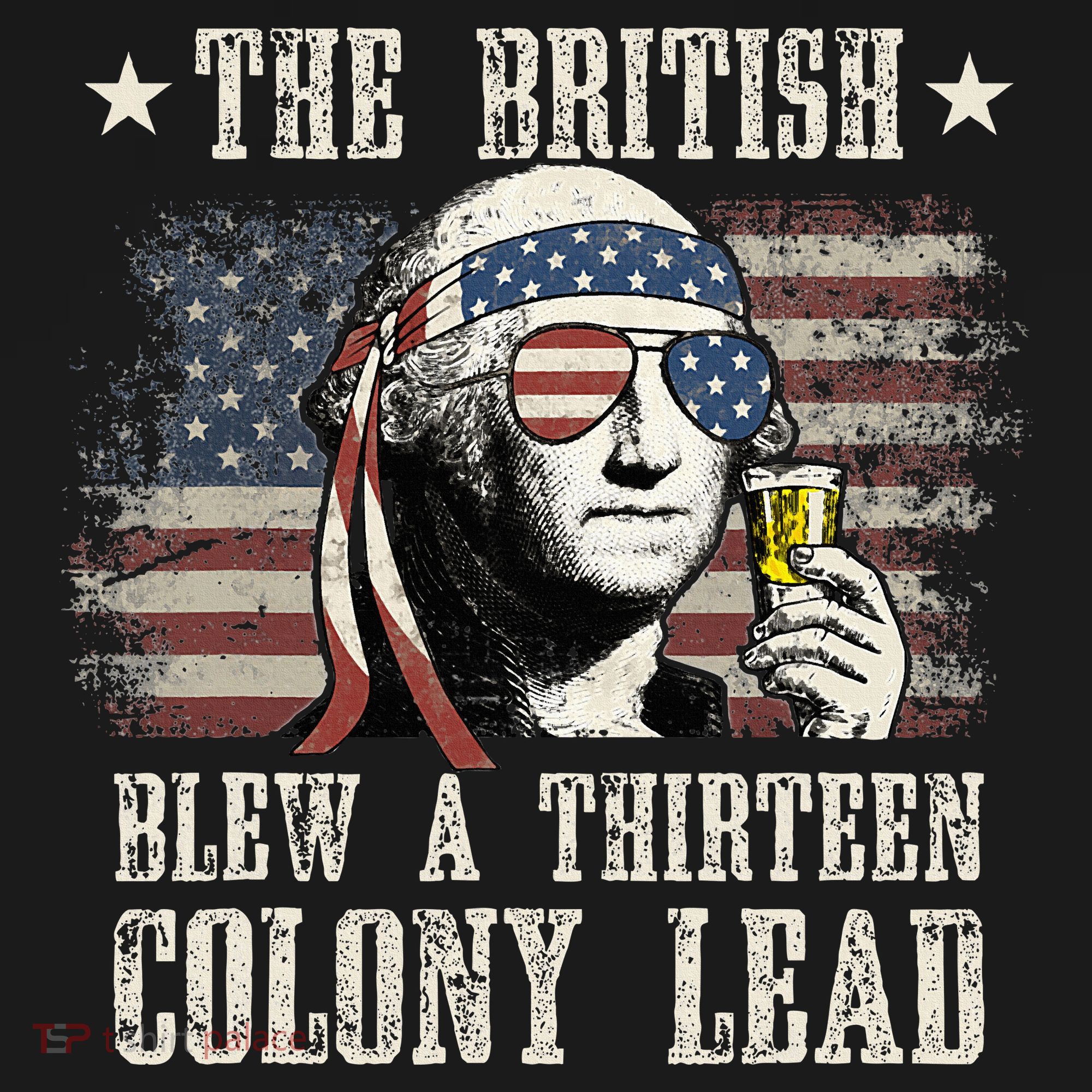 The British Blew A 13 Colony Lead 4th Of July Women's Tank Top