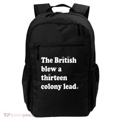 The British Blew A Thirteen Colony Lead Backpack