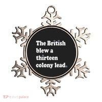 The British Blew A Thirteen Colony Lead Ornament thumb 0