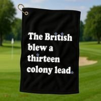 The British Blew A Thirteen Colony Lead Golf Towel thumb 1