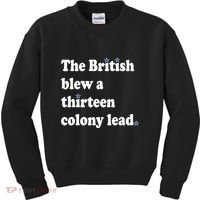 The British Blew A Thirteen Colony Lead Kids Sweatshirt thumb 0