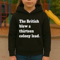 The British Blew A Thirteen Colony Lead Kids Hoodie thumb 3