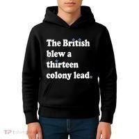 The British Blew A Thirteen Colony Lead Kids Hoodie thumb 4
