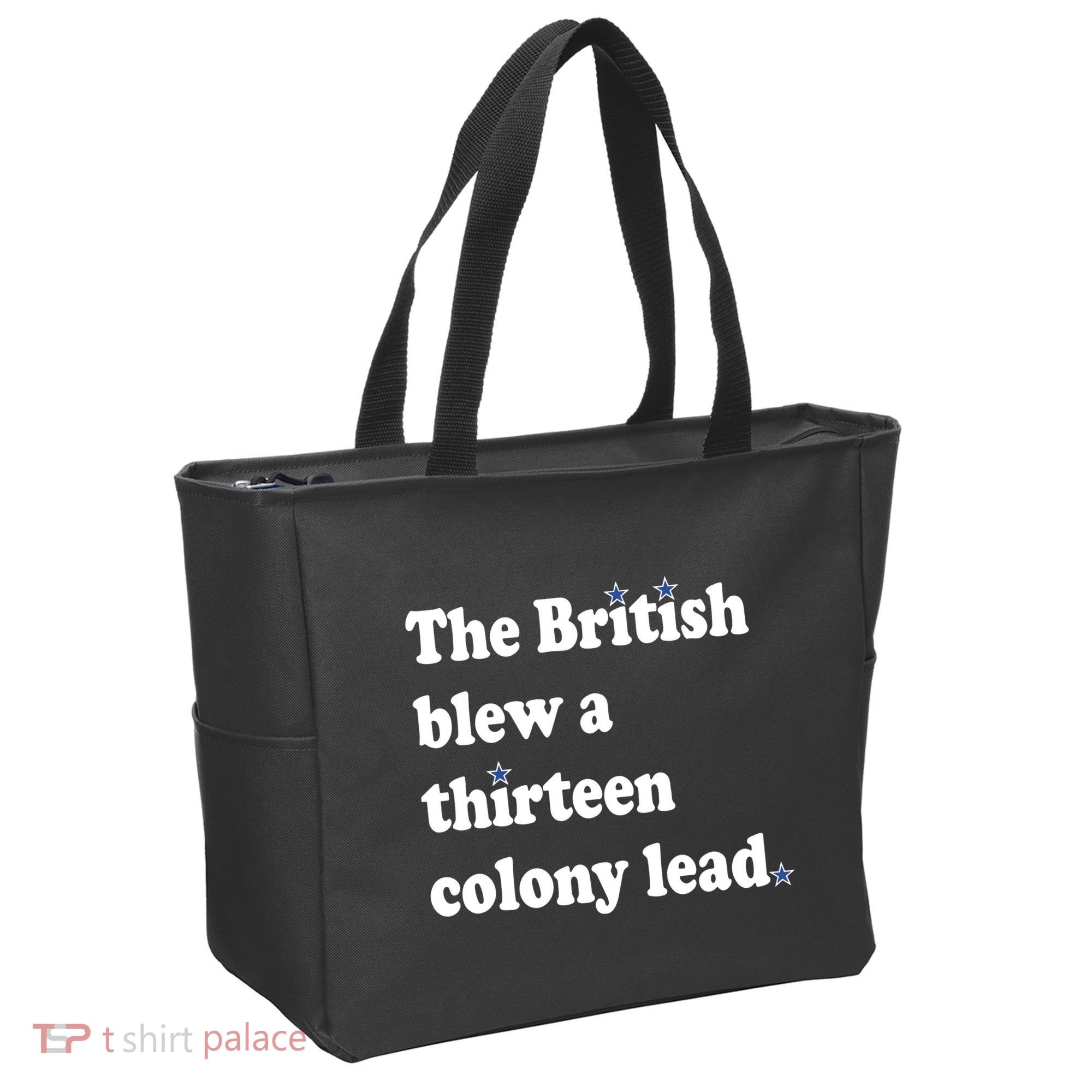 The British Blew A Thirteen Colony Lead Tote Bag