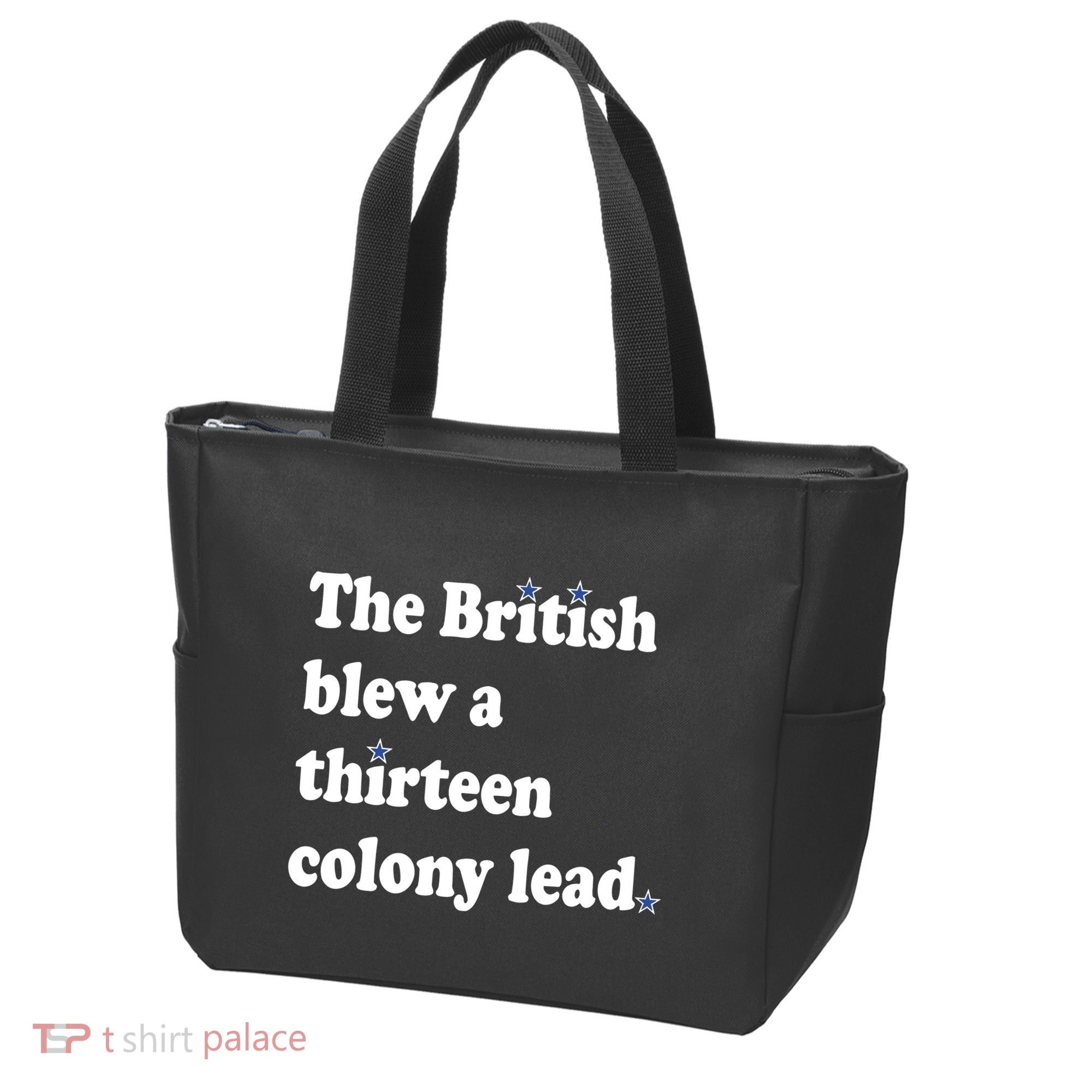 The British Blew A Thirteen Colony Lead Tote Bag