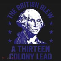 The British Blew A 13 Colony Lead Retro Us George Washington Hoodie thumb 2