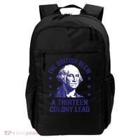 The British Blew A 13 Colony Lead Retro Us George Washington Backpack thumb 0