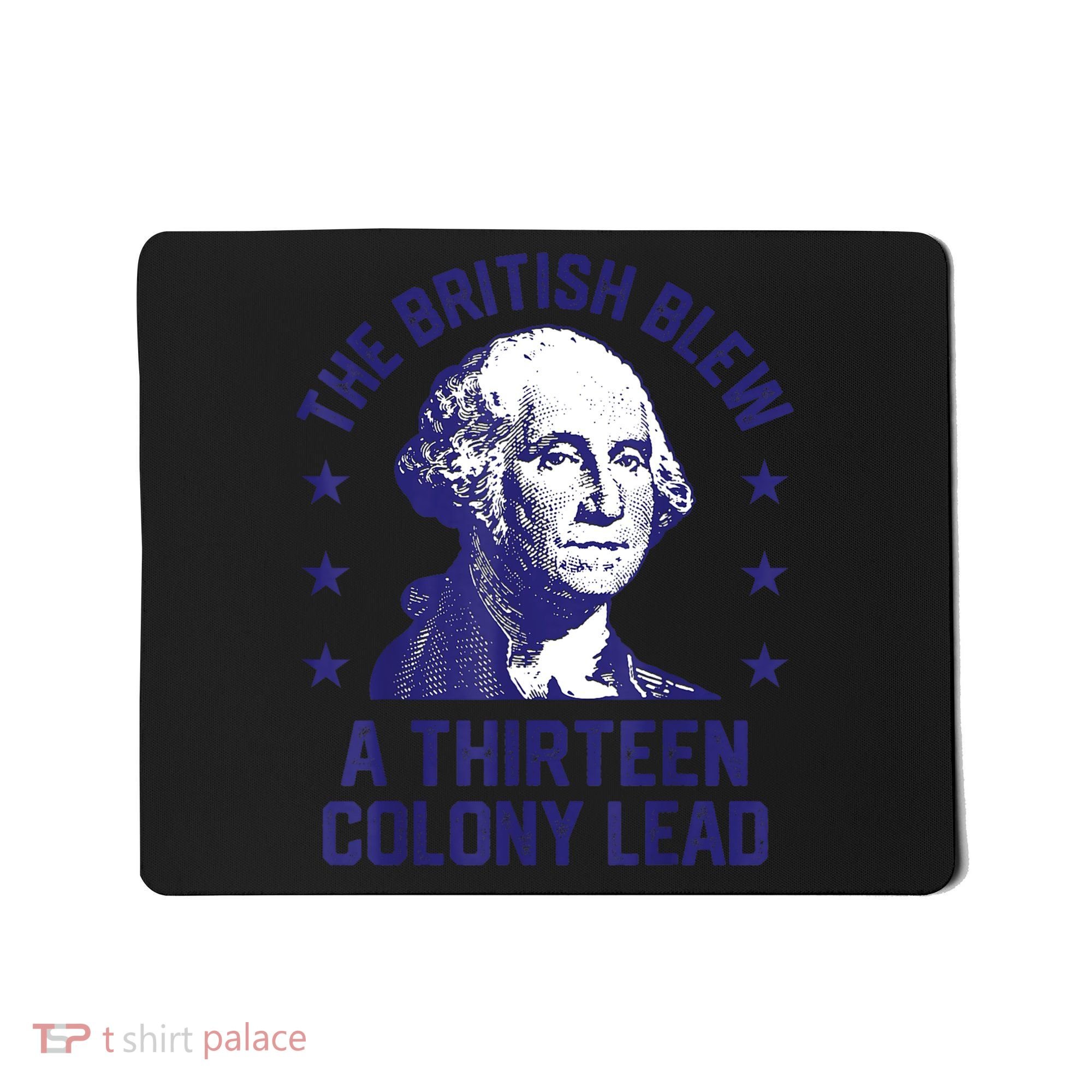 The British Blew A 13 Colony Lead Retro Us George Washington Mousepad
