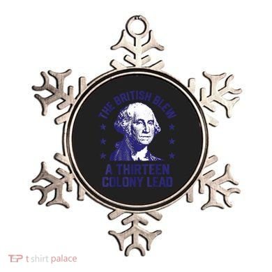 The British Blew A 13 Colony Lead Retro Us George Washington Ornament