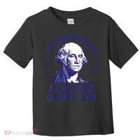 The British Blew A 13 Colony Lead Retro Us George Washington Toddler T-Shirt thumb 0