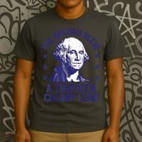 The British Blew A 13 Colony Lead Retro Us George Washington T-Shirt thumb 3