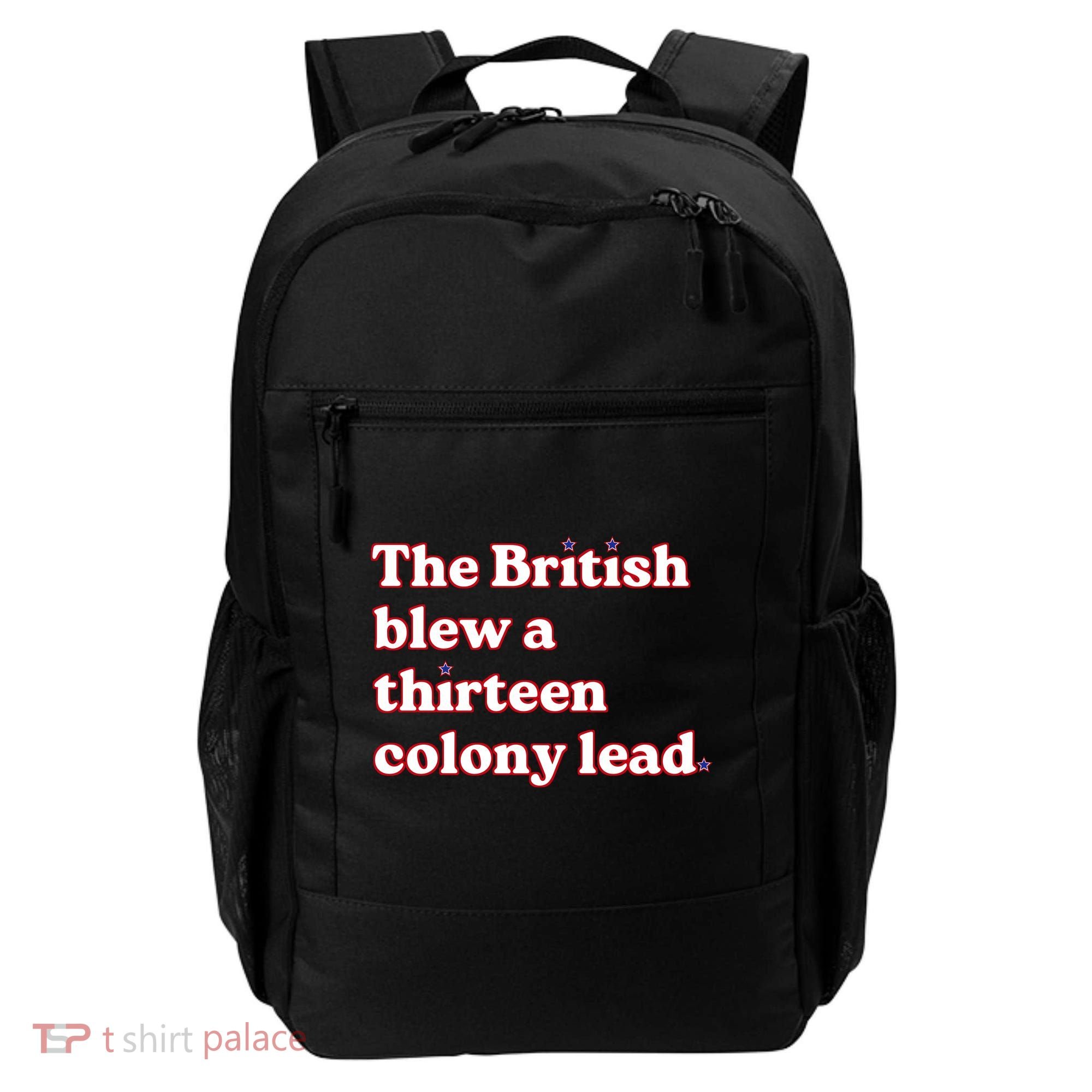 The British Blew A Thirteen Colony Lead Backpack