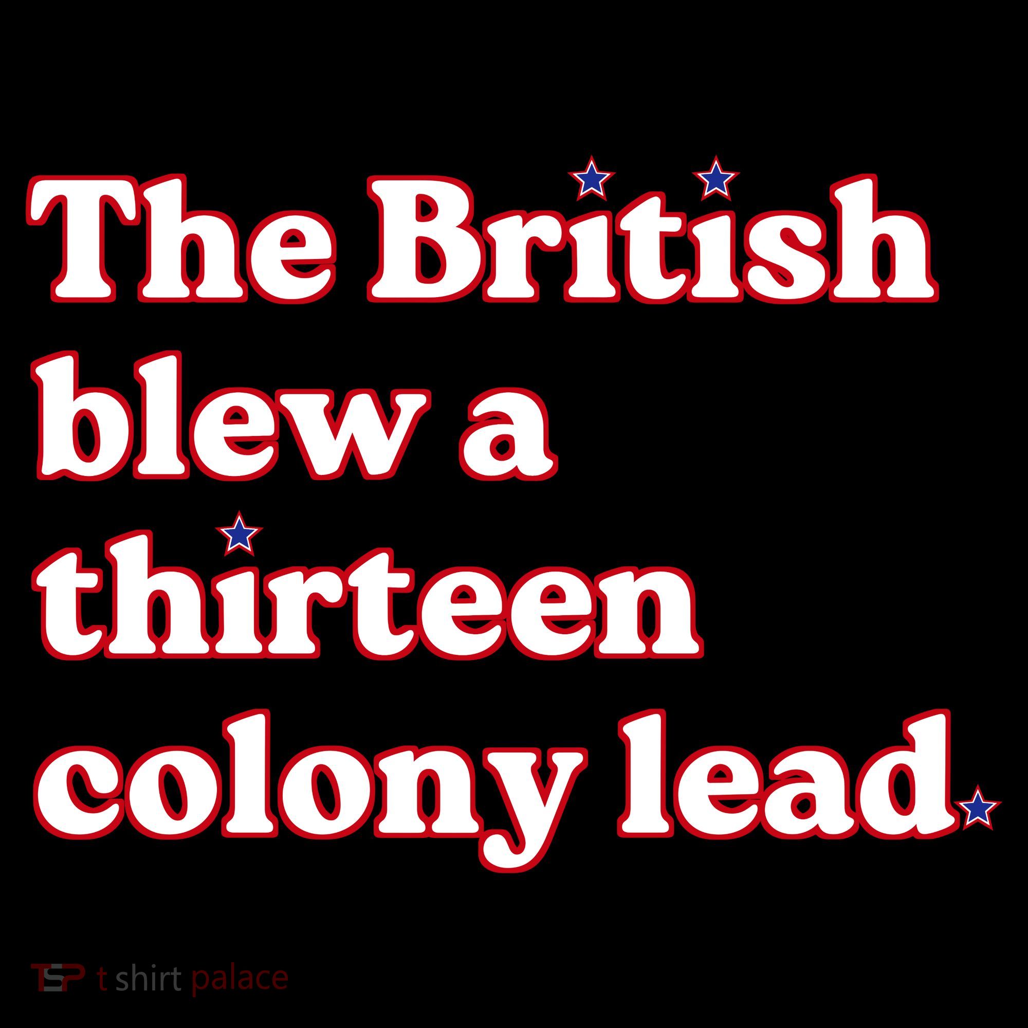 The British Blew A Thirteen Colony Lead Coffee Mug