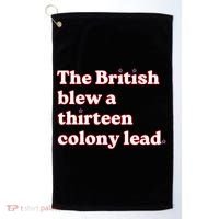 The British Blew A Thirteen Colony Lead Golf Towel thumb 0