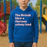 The British Blew A Thirteen Colony Lead Kids Hoodie thumb 2