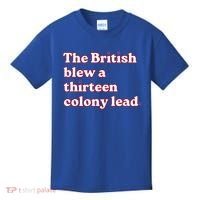 The British Blew A Thirteen Colony Lead Kids T-Shirt thumb 0