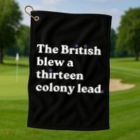 The British Blew A Thirteen Colony Lead Golf Towel thumb 1