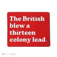 The British Blew A Thirteen Colony Lead Mousepad thumb 0