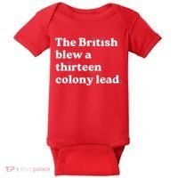 The British Blew A Thirteen Colony Lead Baby Bodysuit thumb 0