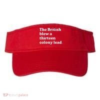 The British Blew A Thirteen Colony Lead Visor thumb 0