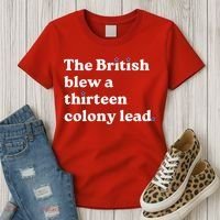 The British Blew A Thirteen Colony Lead Women's T-Shirt thumb 3