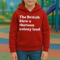 The British Blew A Thirteen Colony Lead Kids Hoodie thumb 3