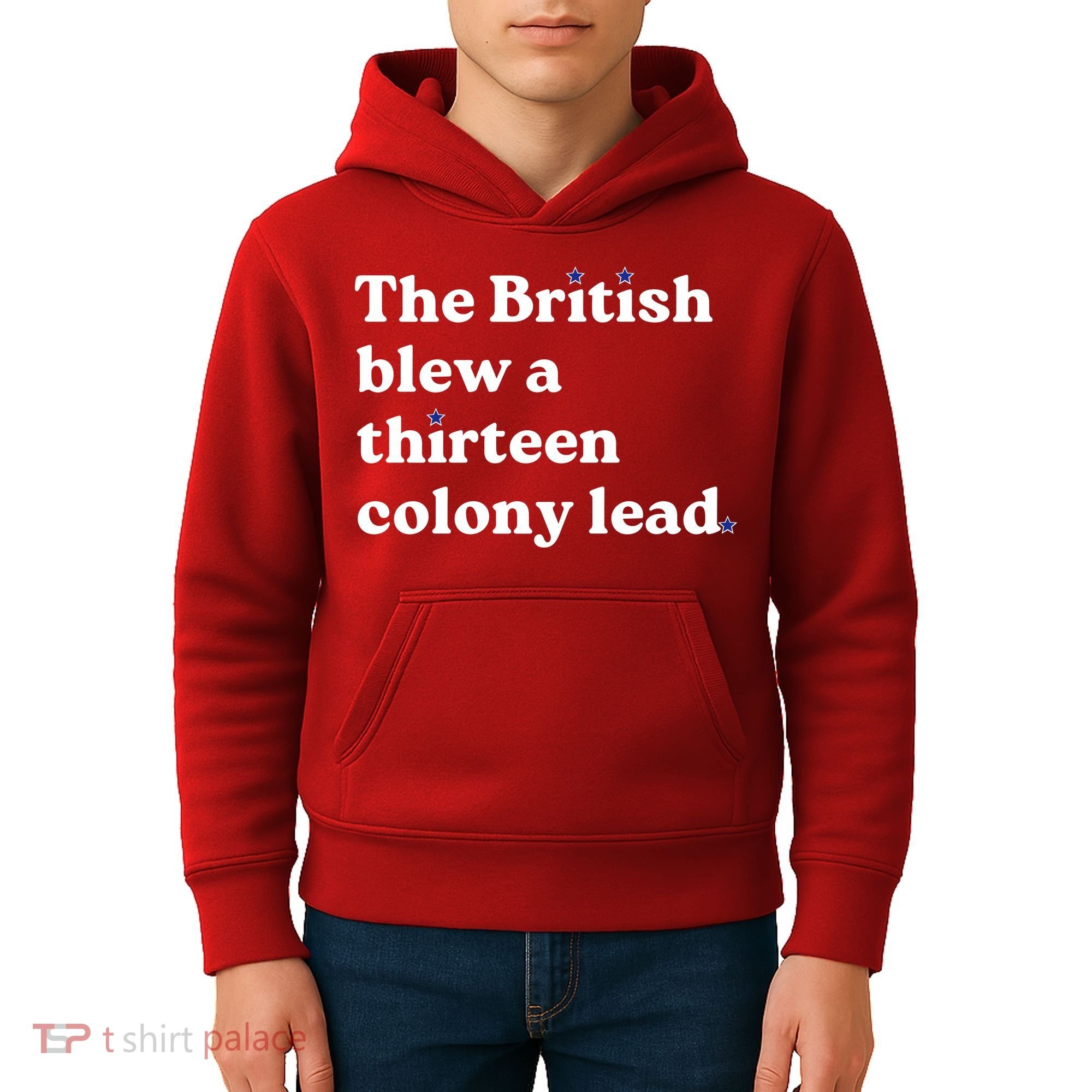 The British Blew A Thirteen Colony Lead Kids Hoodie