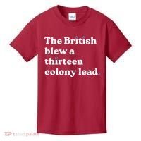 The British Blew A Thirteen Colony Lead Kids T-Shirt thumb 0