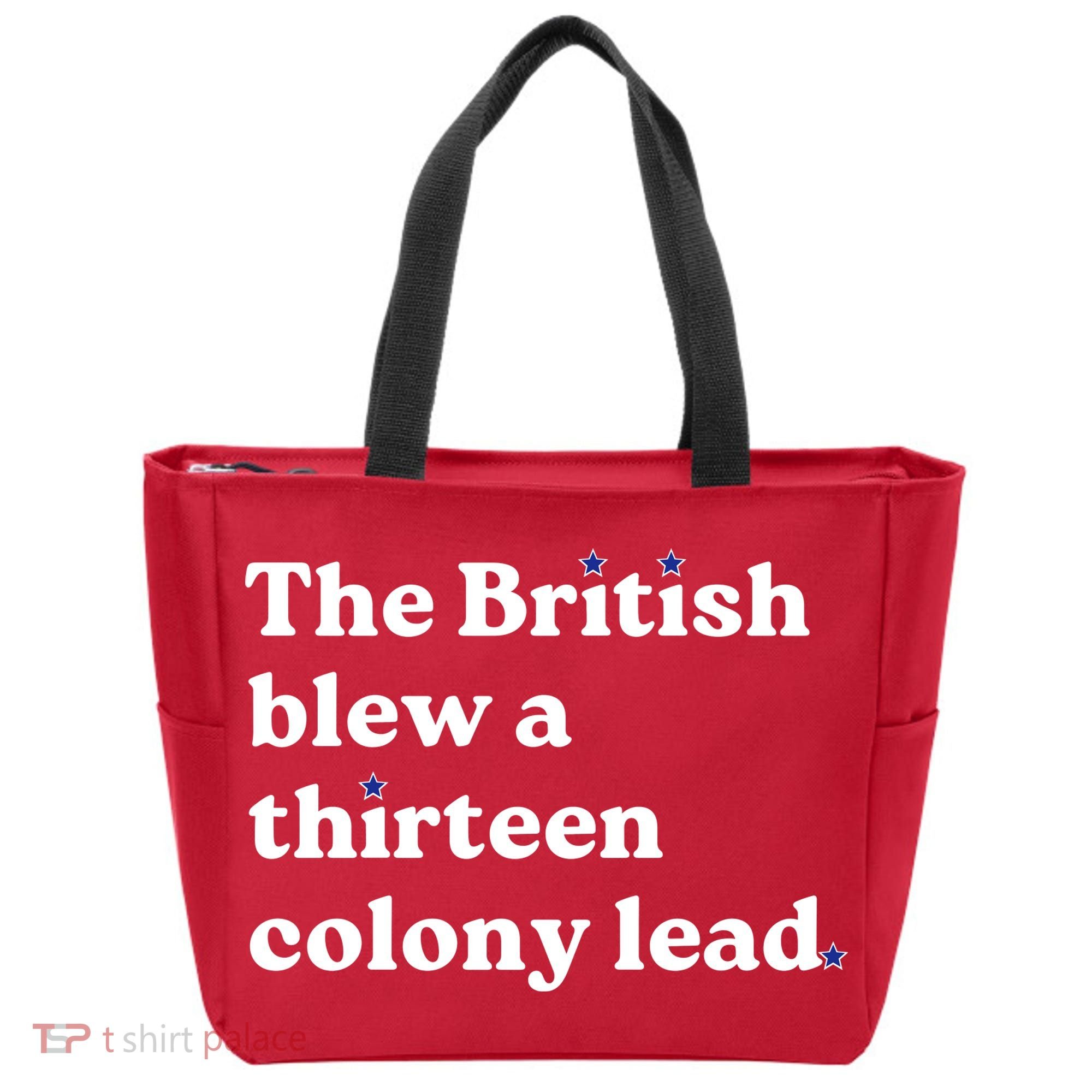 The British Blew A Thirteen Colony Lead Tote Bag