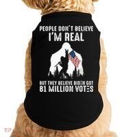 They Believe Bïden Got 81 Million Votes Bigfoot Doggie Tank thumb 0