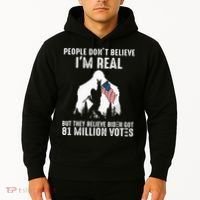 They Believe Bïden Got 81 Million Votes Bigfoot Hoodie thumb 2