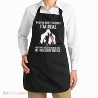 They Believe Bïden Got 81 Million Votes Bigfoot Apron thumb 2