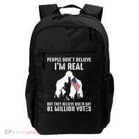 They Believe Bïden Got 81 Million Votes Bigfoot Backpack thumb 0