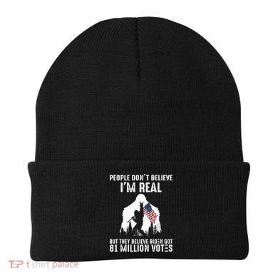 They Believe Bïden Got 81 Million Votes Bigfoot Beanie
