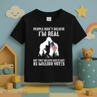 They Believe Bïden Got 81 Million Votes Bigfoot Toddler T-Shirt thumb 3