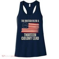 The British Blew A 13 Colony Lead Funny 4th Of July Women's Tank Top thumb 0