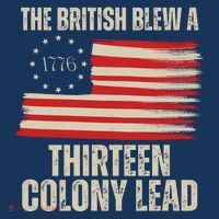 The British Blew A 13 Colony Lead Funny 4th Of July Women's Tank Top thumb 5