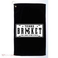 Texas Bbq Brisket Meat Smoking Barbecue Grill Grilling Gift Golf Towel thumb 0