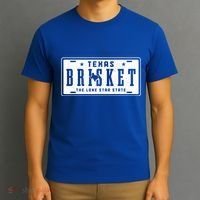 Texas Bbq Brisket Meat Smoking Barbecue Grill Grilling Gift T-Shirt thumb 3