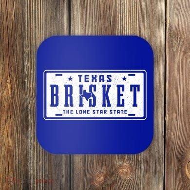 Texas Bbq Brisket Meat Smoking Barbecue Grill Grilling Gift Coaster
