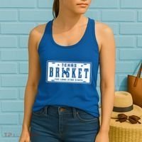 Texas Bbq Brisket Meat Smoking Barbecue Grill Grilling Gift Women's Tank Top thumb 2