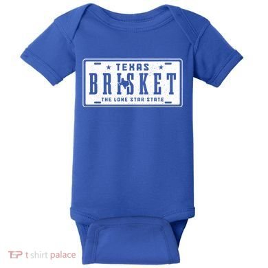 Texas Bbq Brisket Meat Smoking Barbecue Grill Grilling Gift Baby Bodysuit