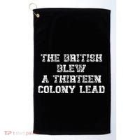 The British Blew A Thirn Colony Lead Funny Us History Golf Towel thumb 0