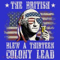 The British Blew A 13 Colony Lead 4th Of July Us Flag Women's Tank Top thumb 5