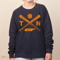 Tennessee Baseball Bats & Ball Classic Baseball Player Women's Sweatshirt thumb 0
