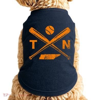 Tennessee Baseball Bats & Ball Classic Baseball Player Doggie Tank