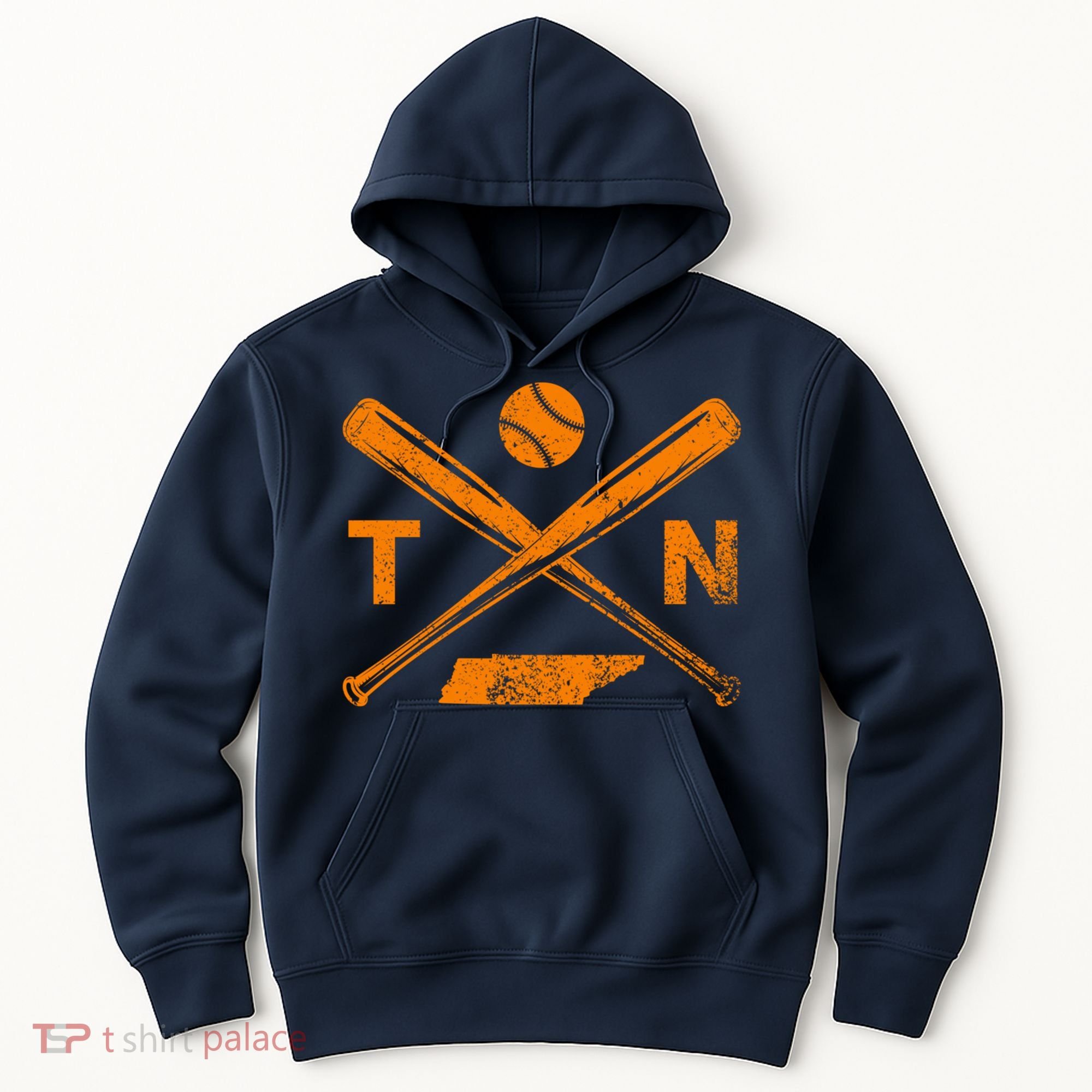 Tennessee Baseball Bats & Ball Classic Baseball Player Hoodie