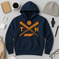 Tennessee Baseball Bats & Ball Classic Baseball Player Hoodie thumb 3